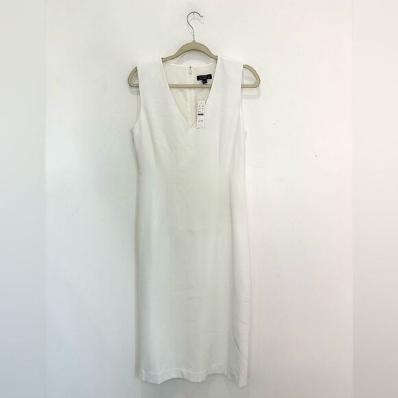 NWT J. Crew Interview dress in four-season stretch in white - Picture 7 of 11